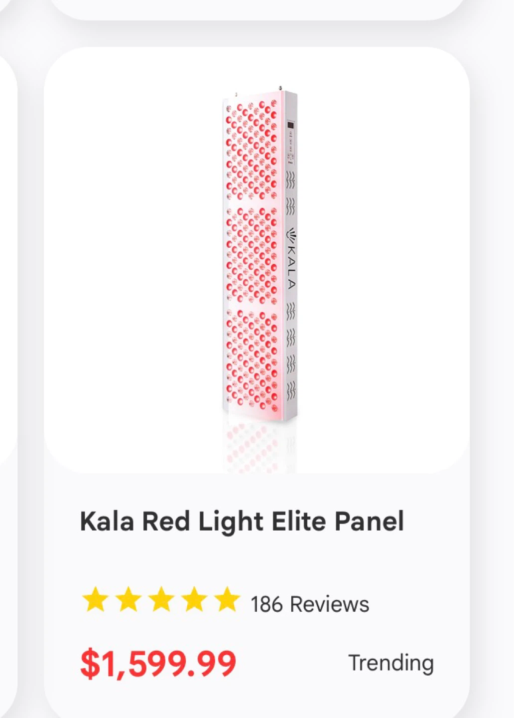 Kala red light therapy - photo 3