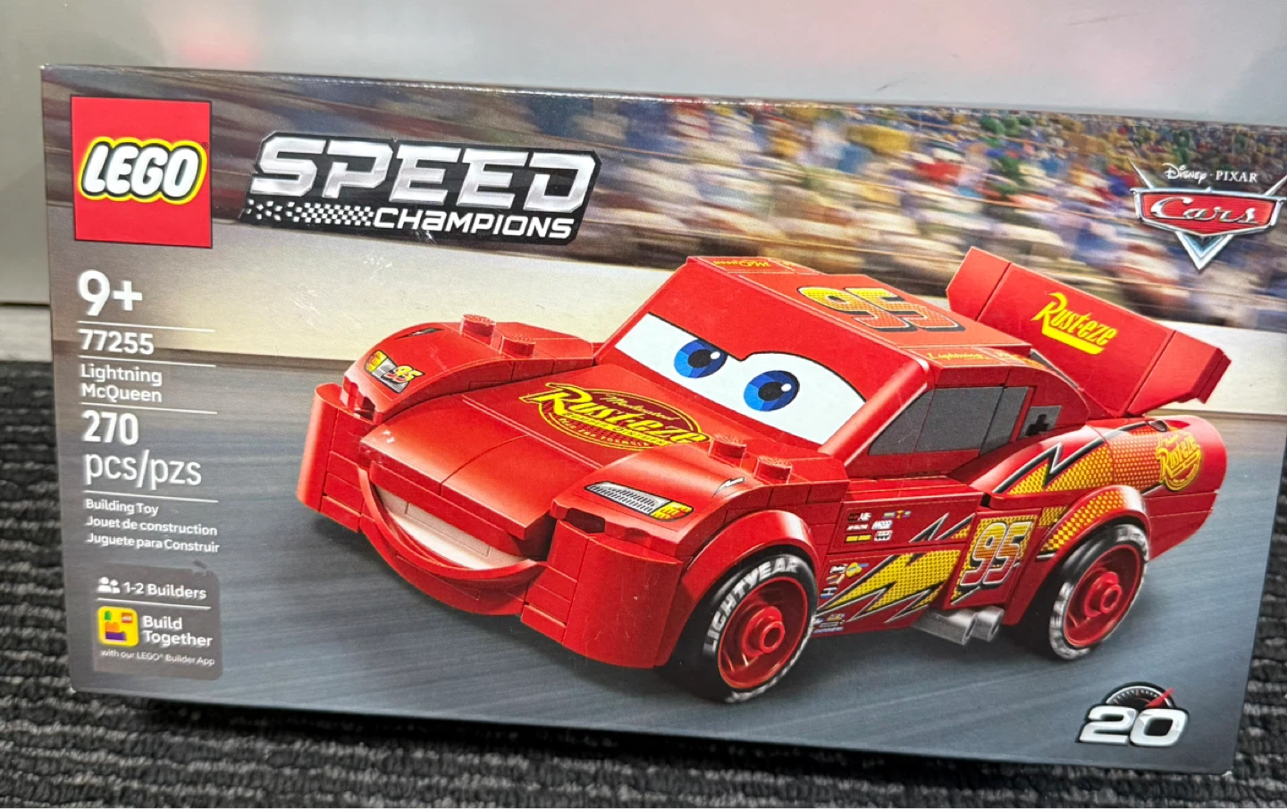 LEGO Speed Champions 77255 Lightning McQueen Cars Building Toy
