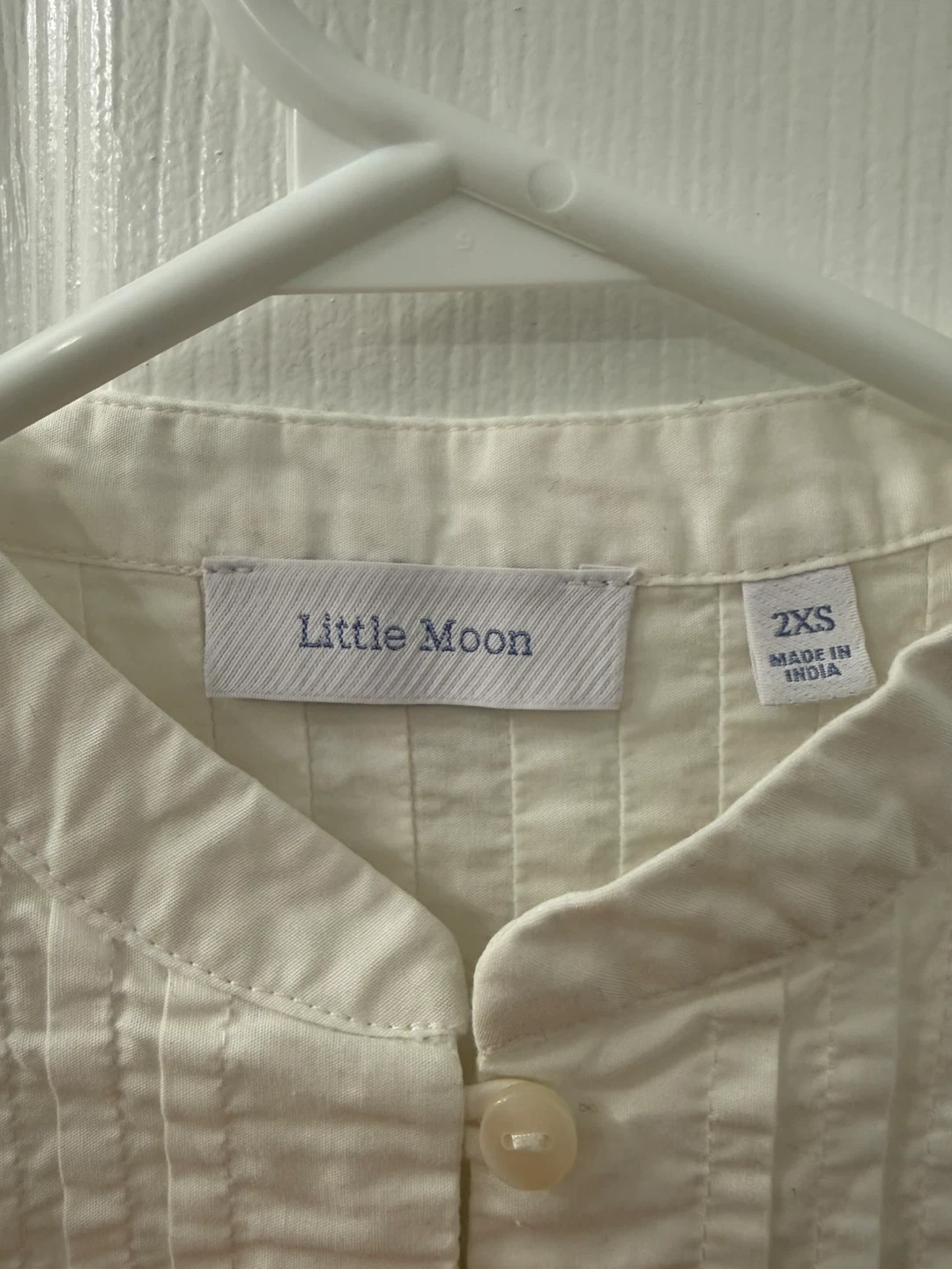 Little Moon White Embroidered Tunic Dress - photo 2
