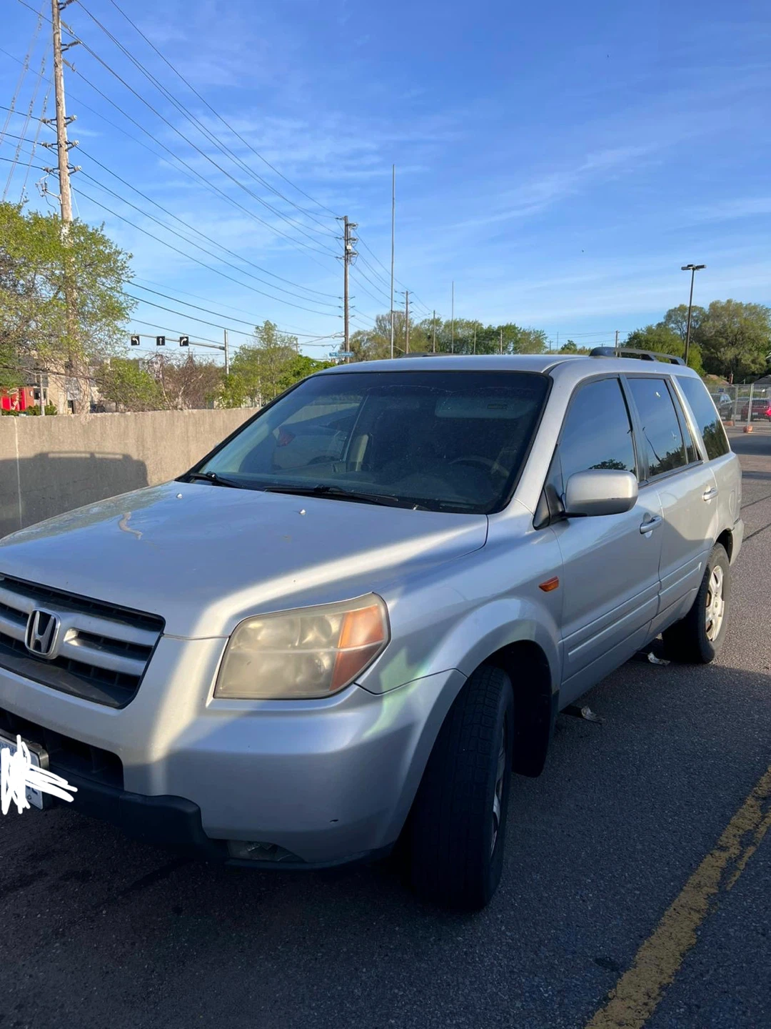 Silver Honda Pilot SUV 2007 - photo 5