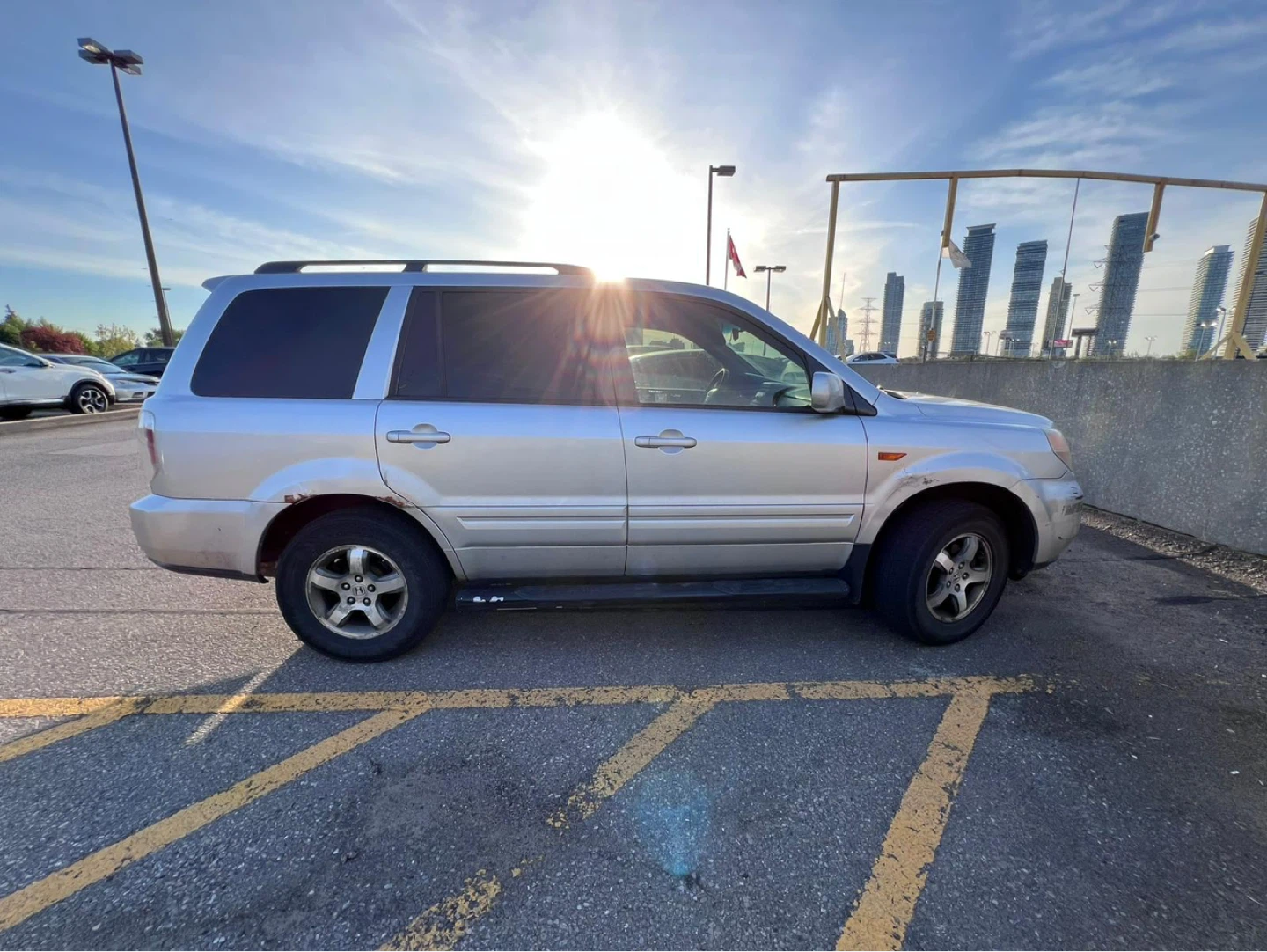 Silver Honda Pilot SUV 2007 - photo 3