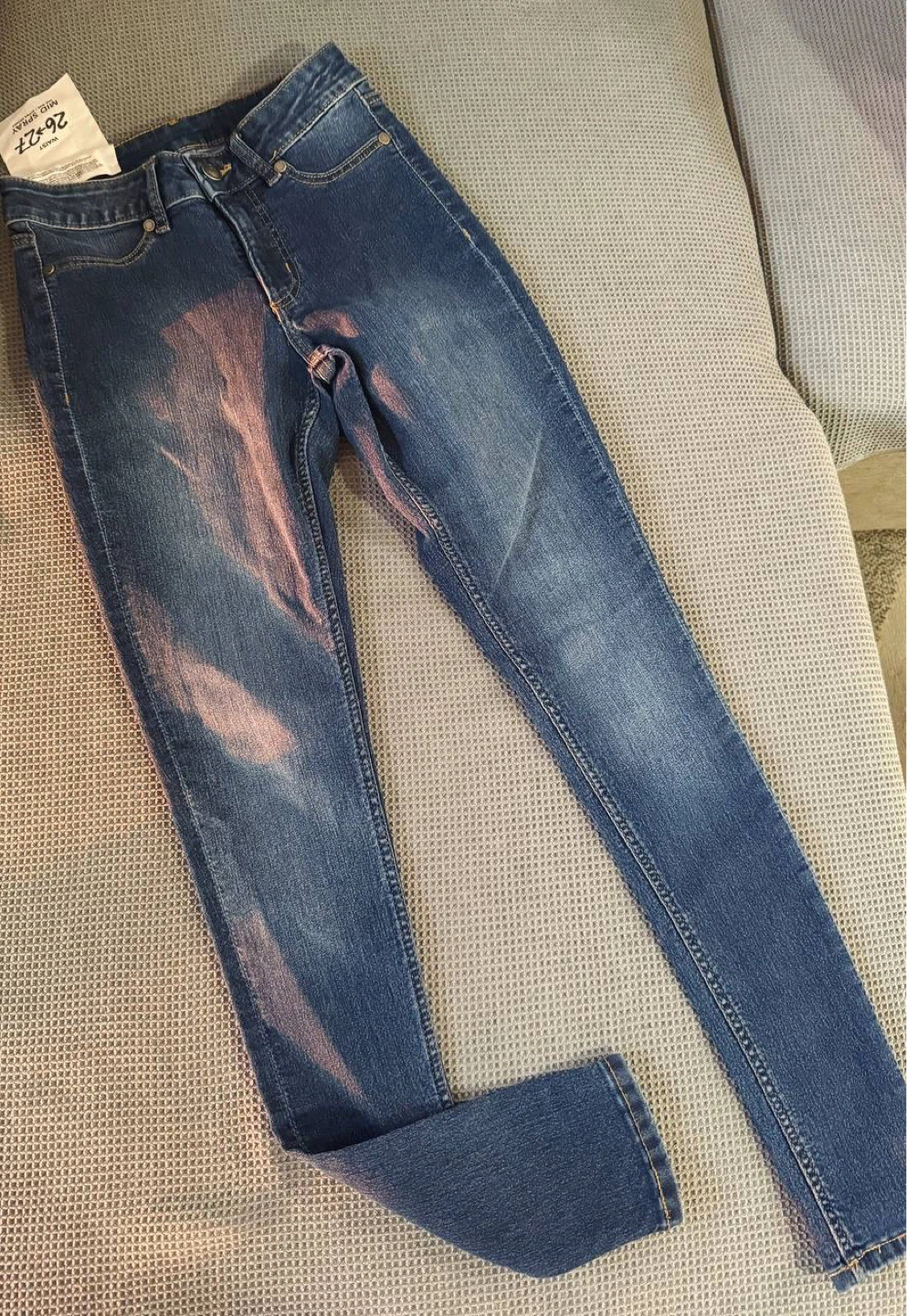 Cheap Monday Blue Super Skinny Jeans – Size 26–27