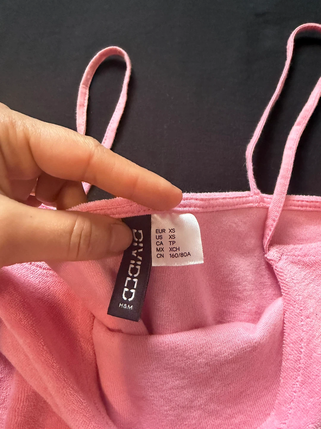 H&M Divided Pink Terrycloth Romper - photo 3