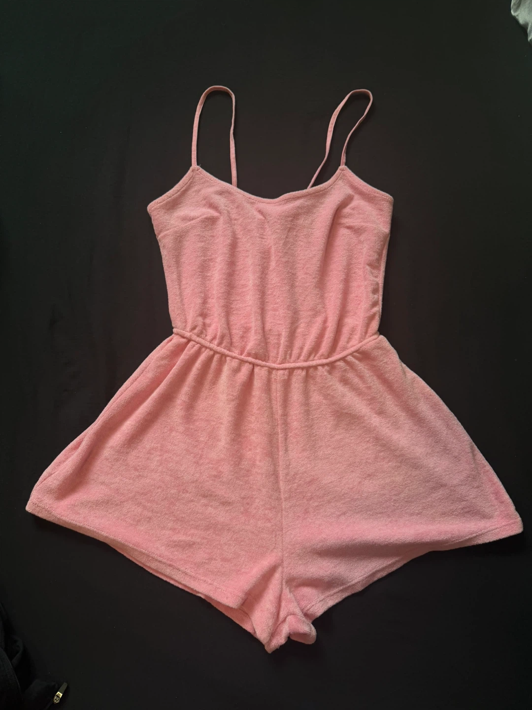 H&M Divided Pink Terrycloth Romper