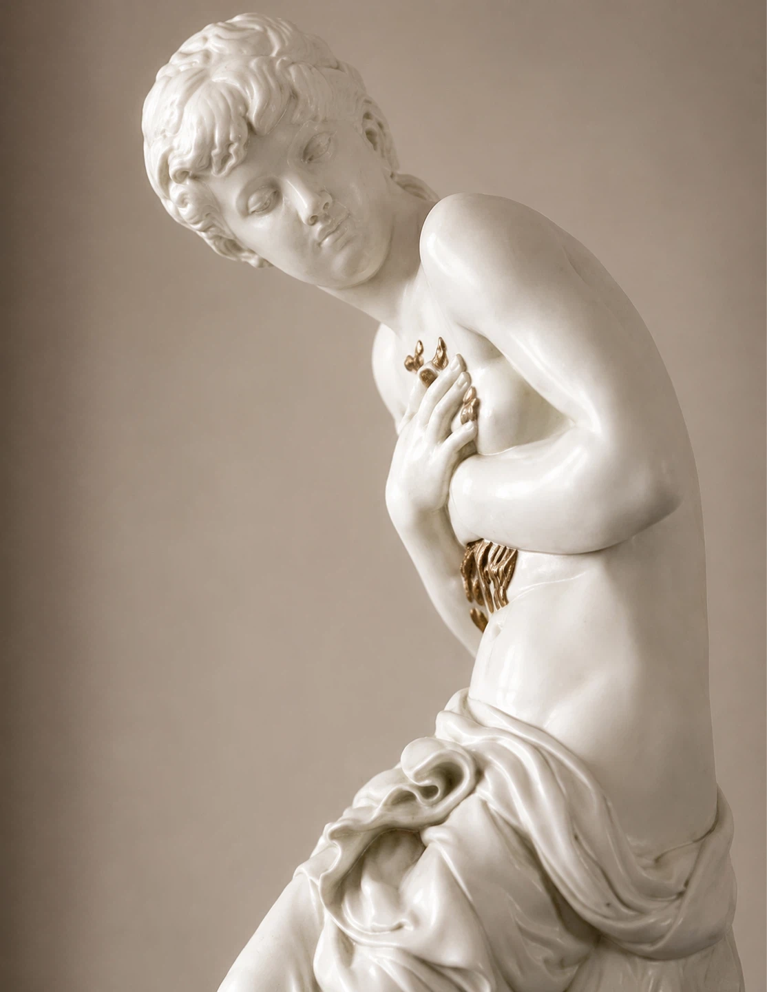 ✨ Vintage Classical Statue with Pedestal - photo 2