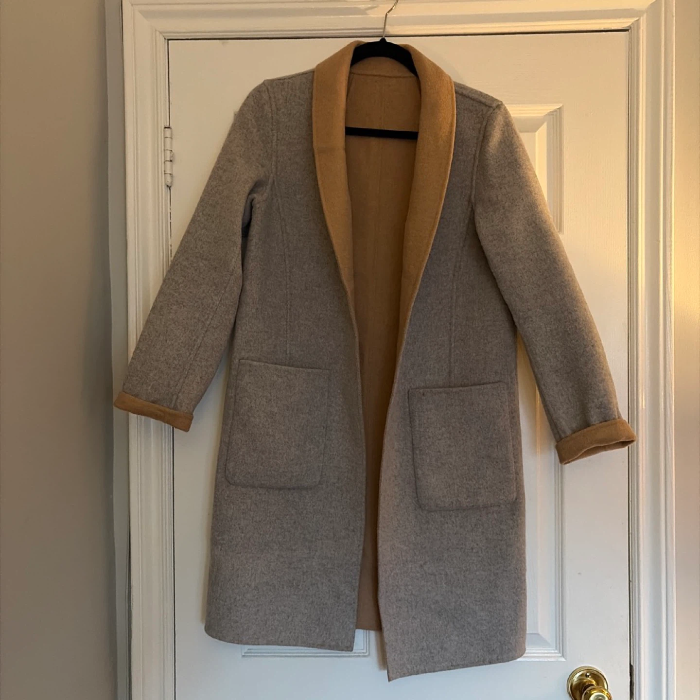 Banana Republic Reversible Wool Blend Coat XS