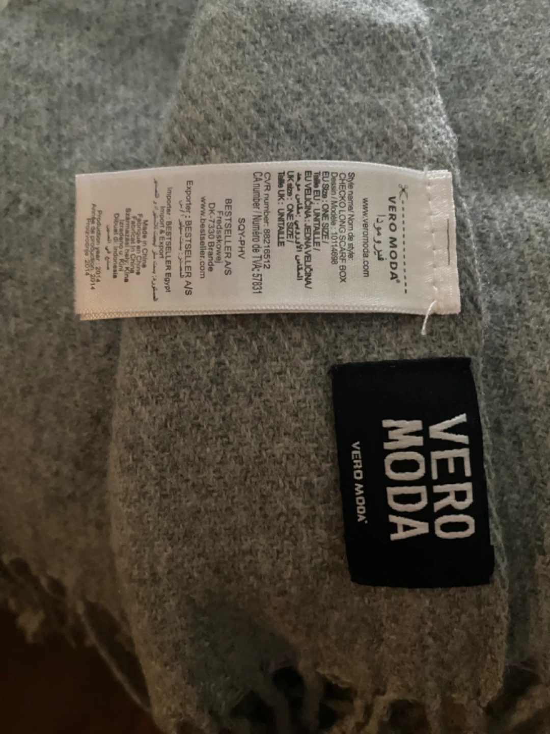 Vero Moda Grey Scarf - photo 2