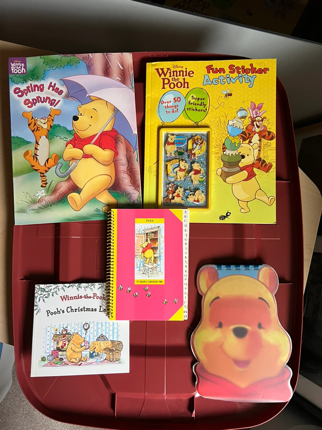 Disney Winnie the Pooh Fun Sticker Activity & Books Bundle