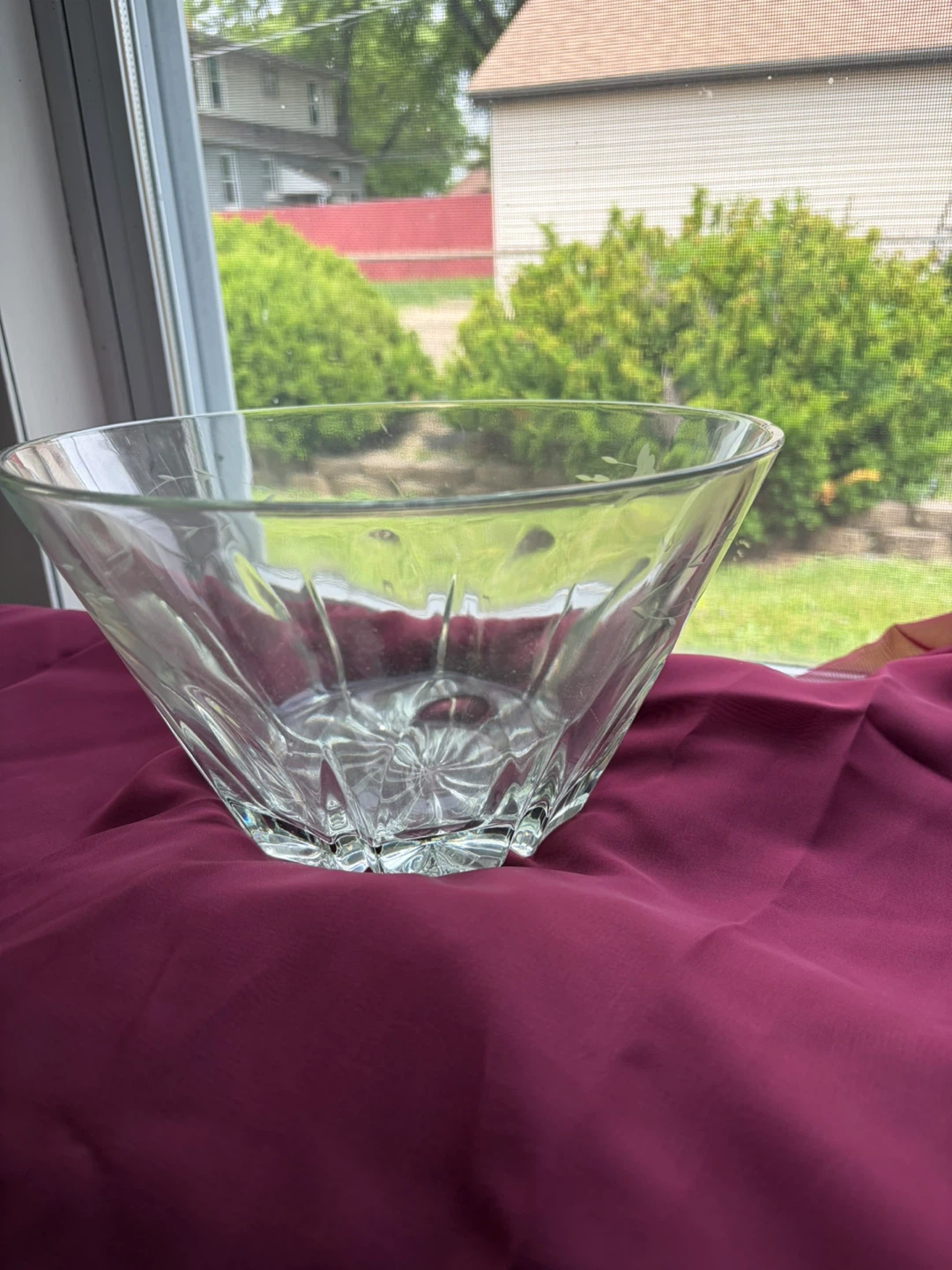 Glass Serving Bowl
