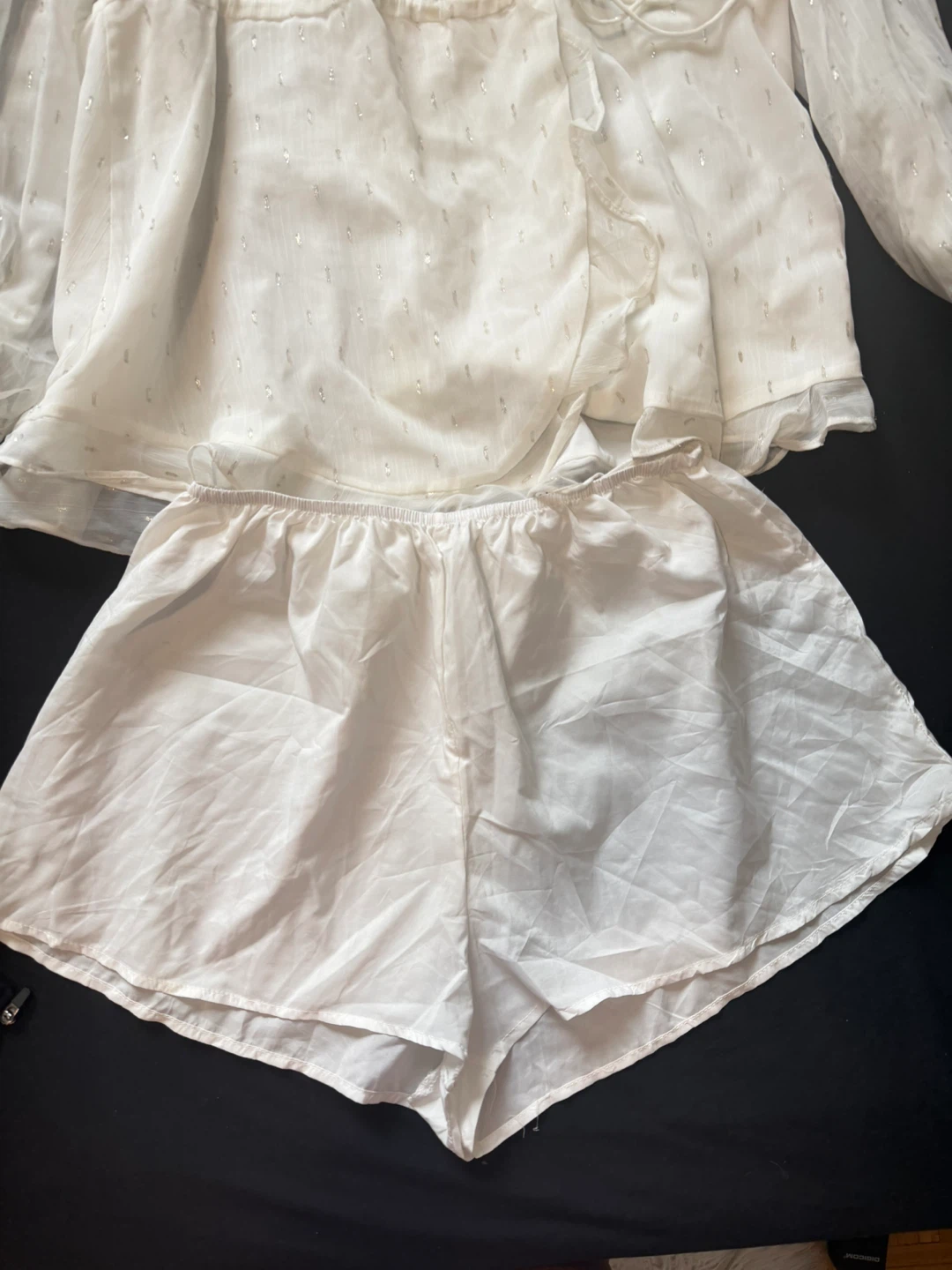 White Wrap dress Set - photo 4