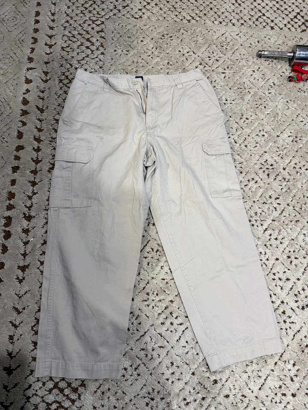 Basic Editions Cargo Pants Beige 38x30 - photo 3