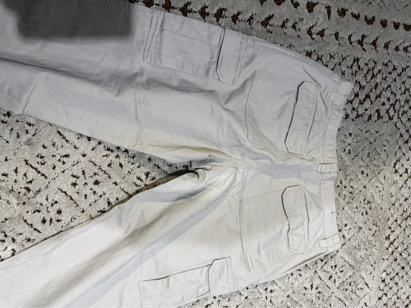 Basic Editions Cargo Pants Beige 38x30
