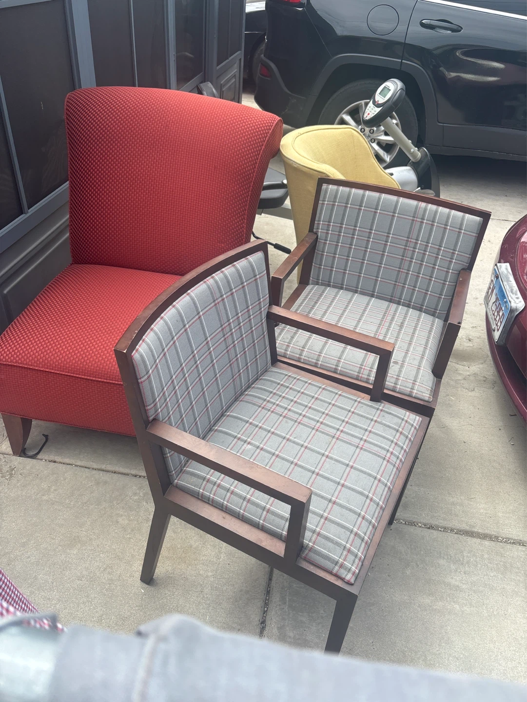 Chairs $5 each. Garage sale 3324 n kostner 5/23/26