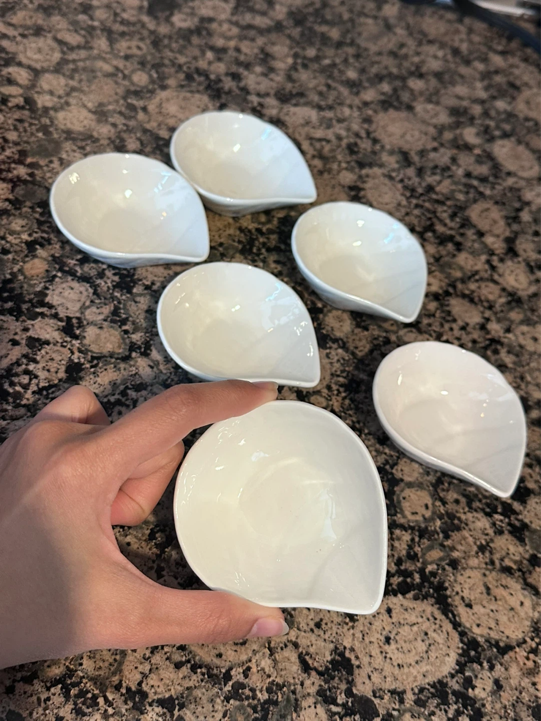 Set of 6 White Ceramic Ramekins - photo 2