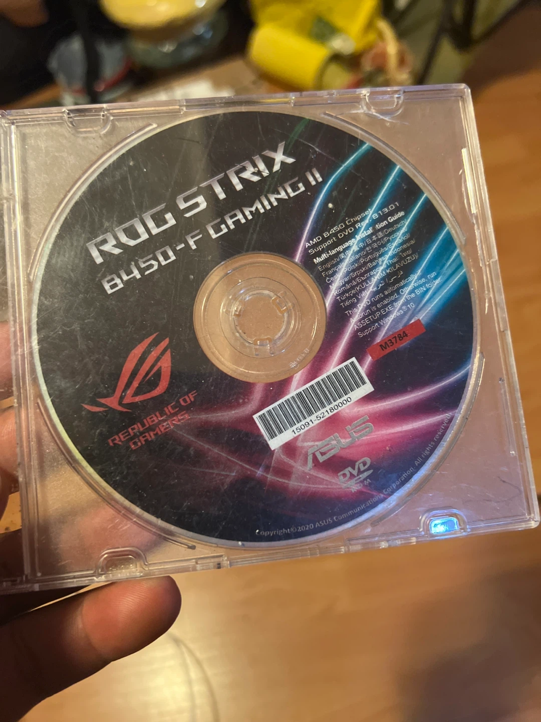ASUS ROG STRIX B450-F GAMING II Support DVD