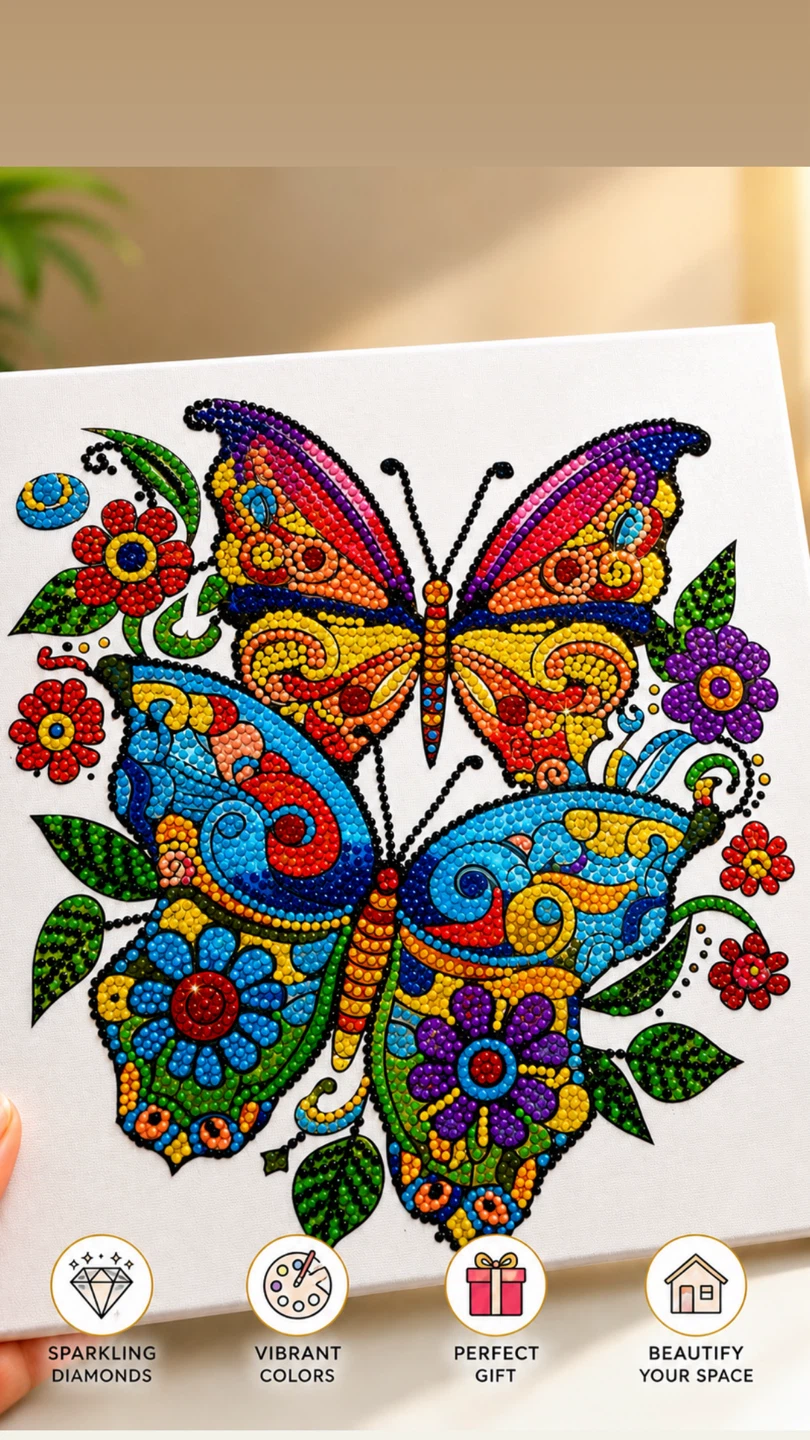 Diamond Painting Butterflies Art