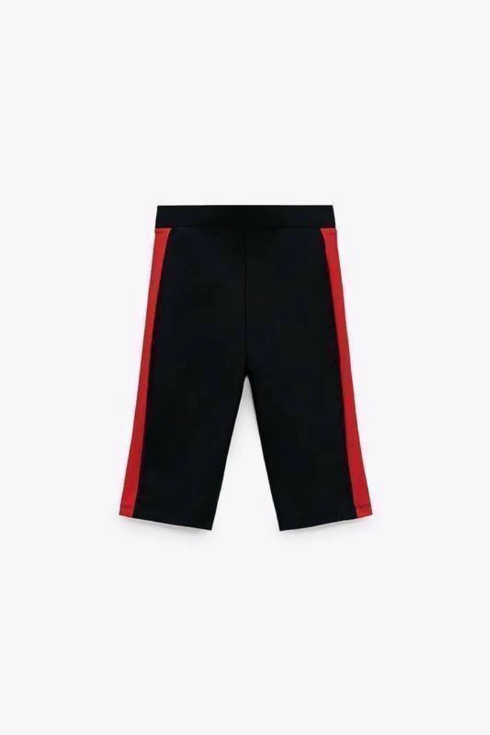 ZARA Biker Shorts with Red Panels – Size M - photo 3