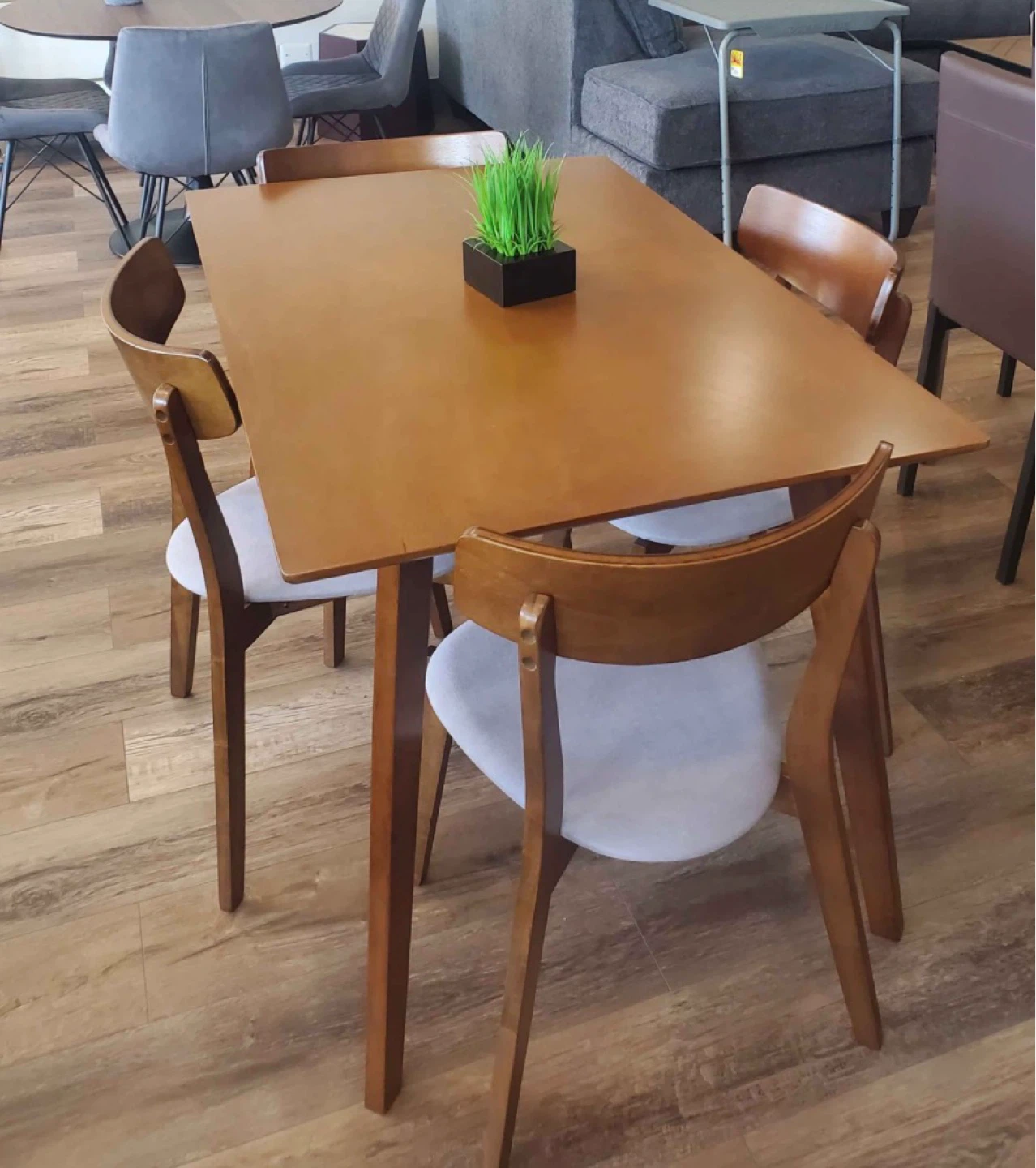 New Mid Century Modern 5-Piece Dining Set - photo 2