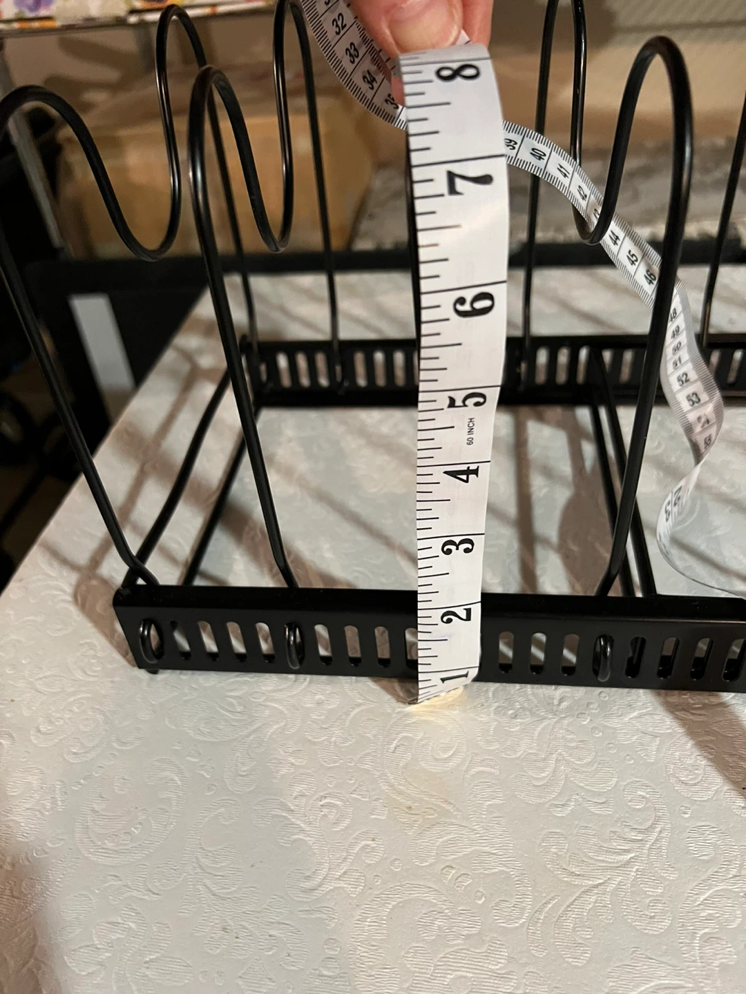 Black Metal Pan and Pot Lid Organizer Rack - photo 5