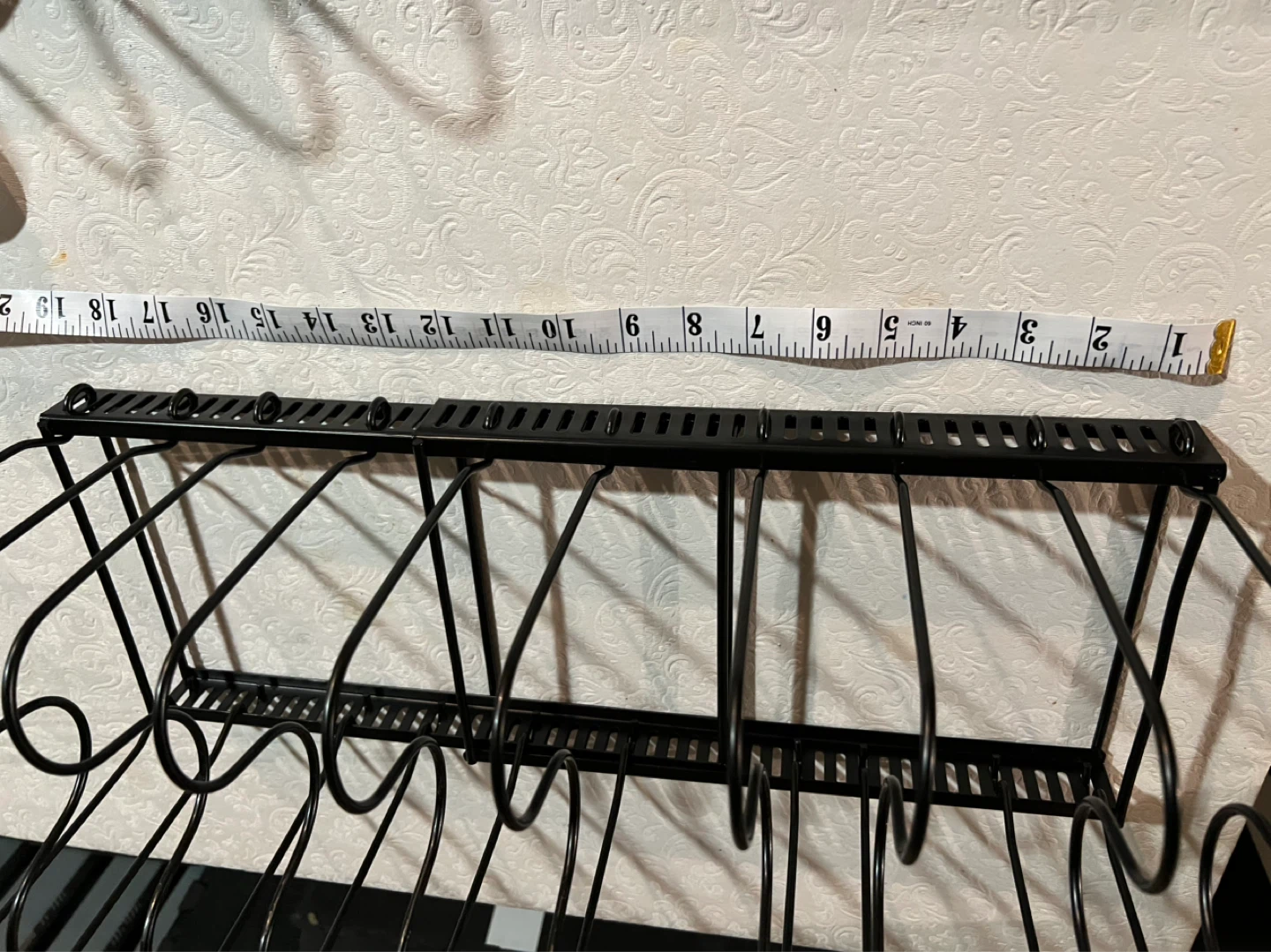 Black Metal Pan and Pot Lid Organizer Rack - photo 3