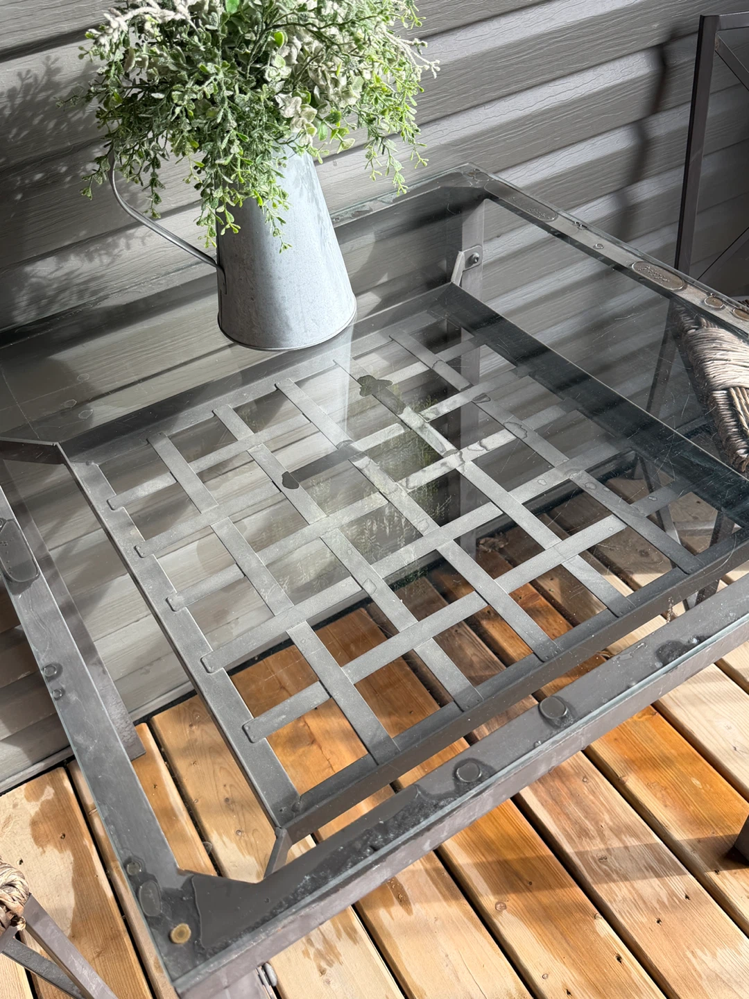 Patio Metal Frame Chairs with Woven Seats (2 Available) - photo 5