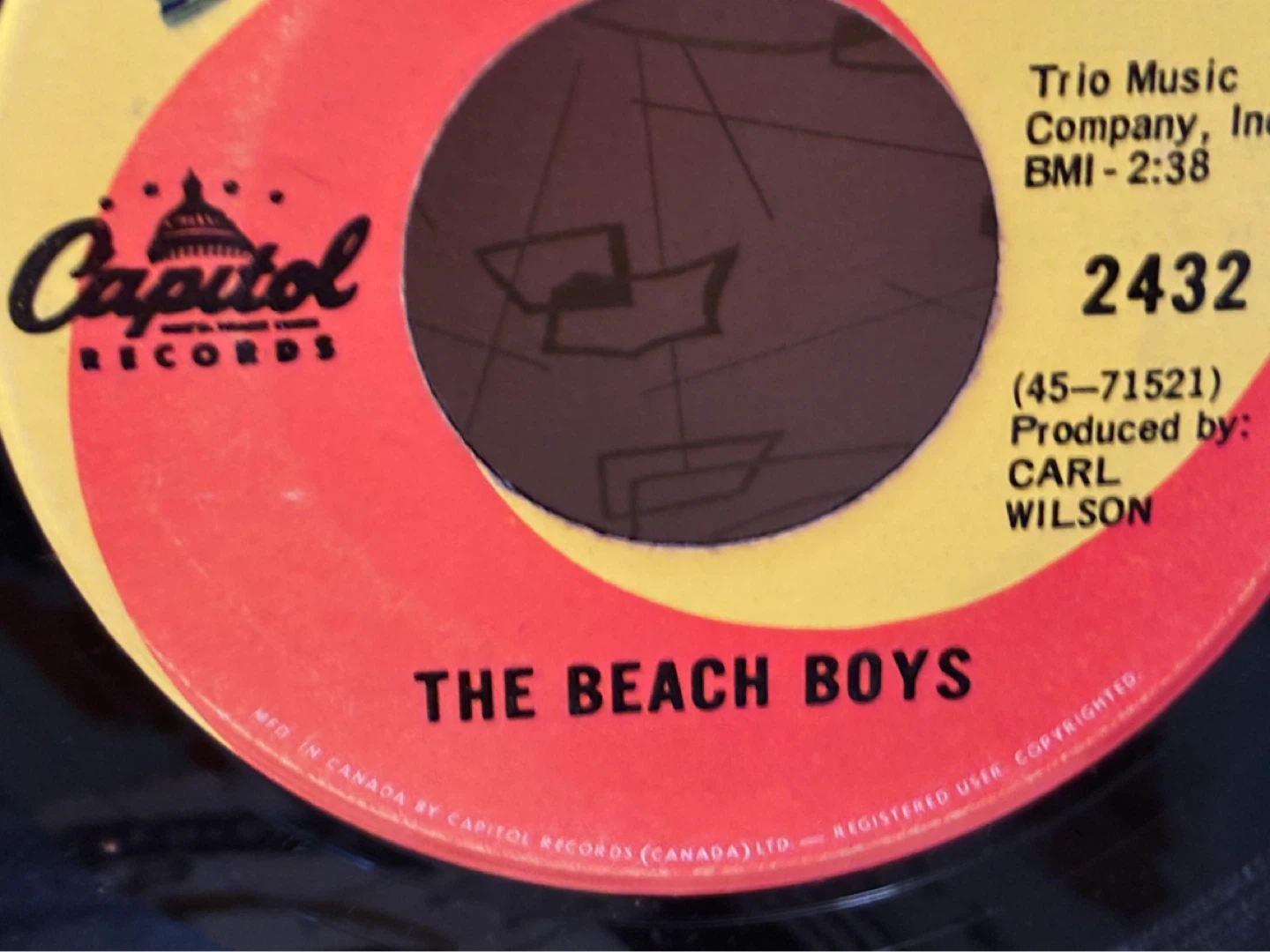 The Beach Boys 45 vinyl – I Can Hear Music / All I Want To Do - photo 5