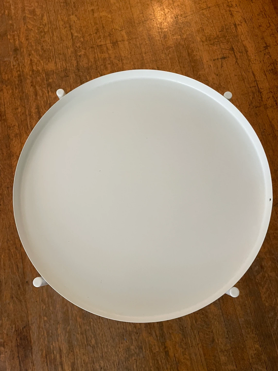 White IKEA Gladum Side Table - photo 2