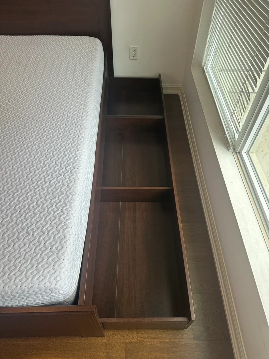 Free IKEA Queen Storage Bed Frame + Endy Mattress - photo 4