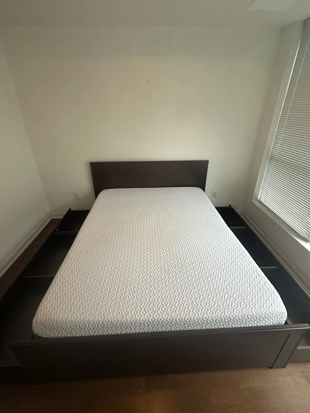 Free IKEA Queen Storage Bed Frame + Endy Mattress - photo 2