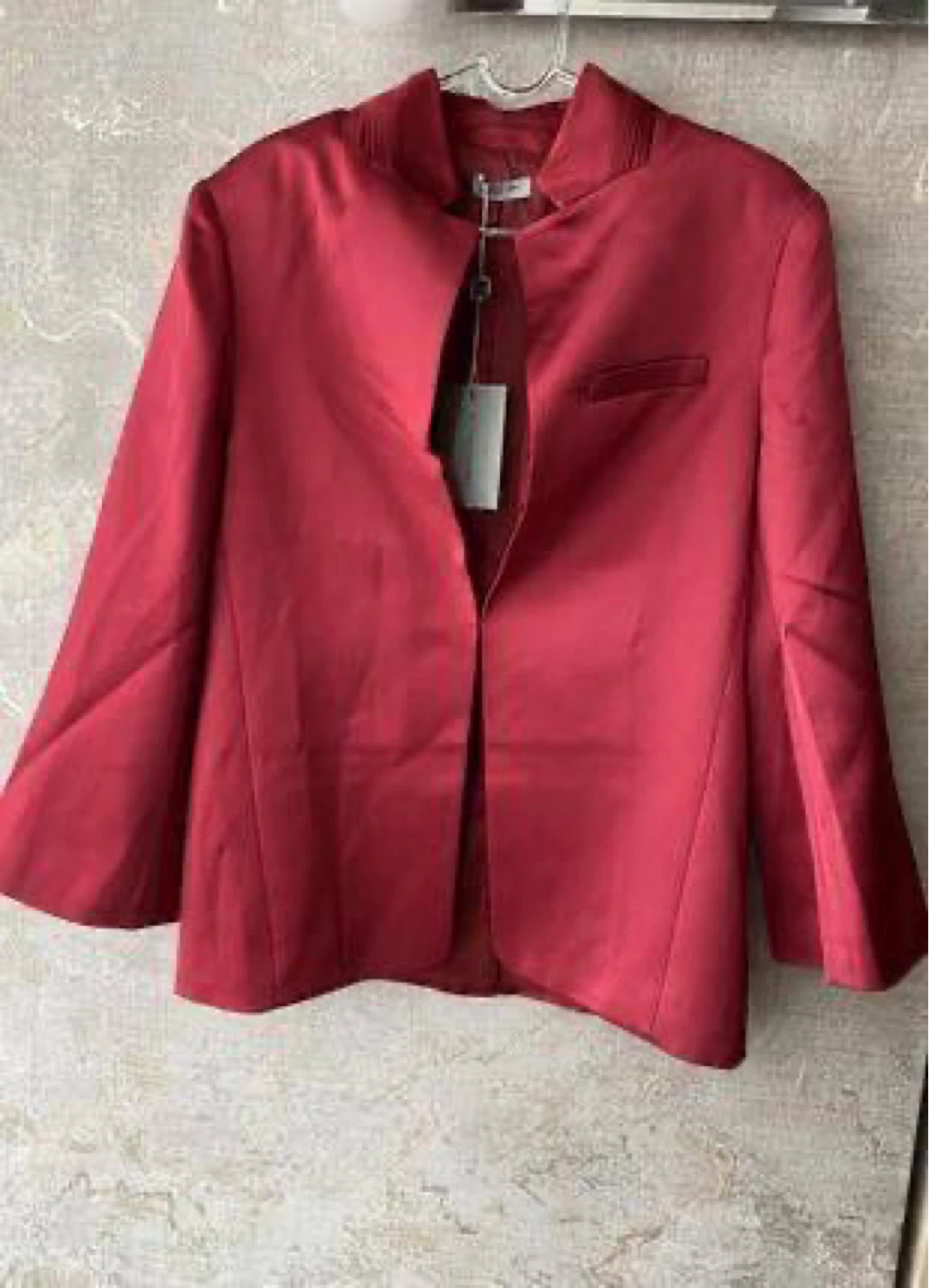 Hunkydory Red Satin Blazer – Size M - photo 3
