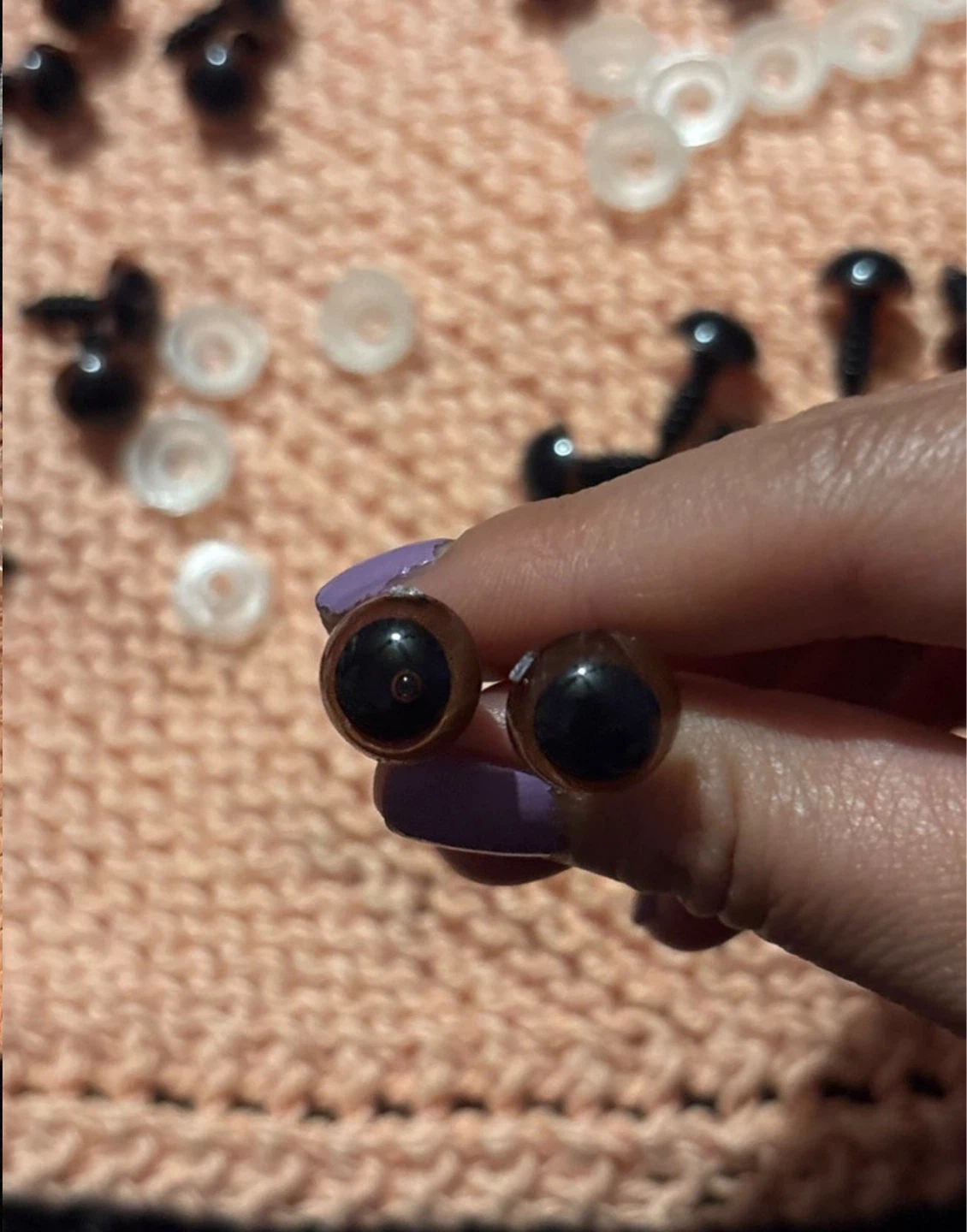 Brand New! Craft eyes safety with plastic washers - photo 2