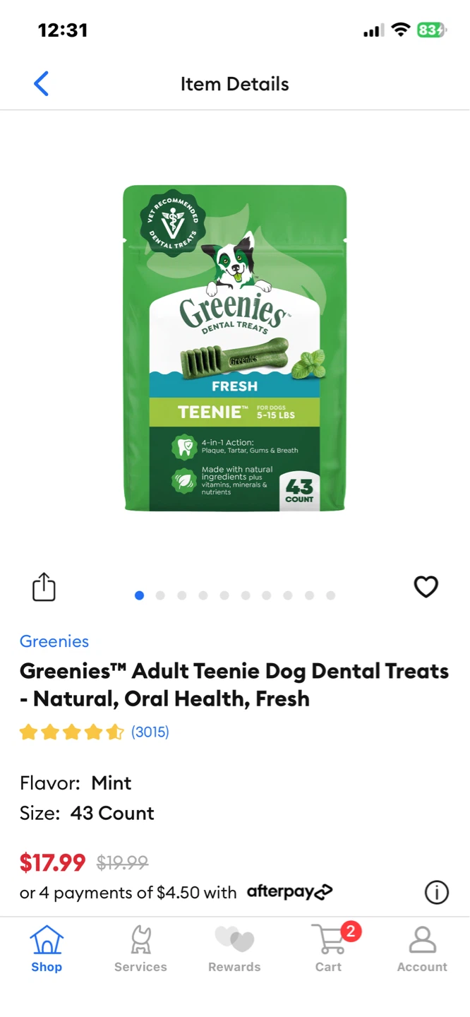 XS/S Dog Dental Treats Lot - photo 3
