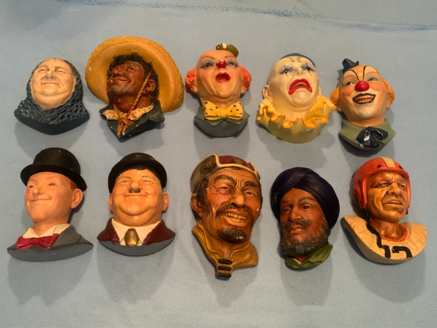 Collection of 10 Character Busts