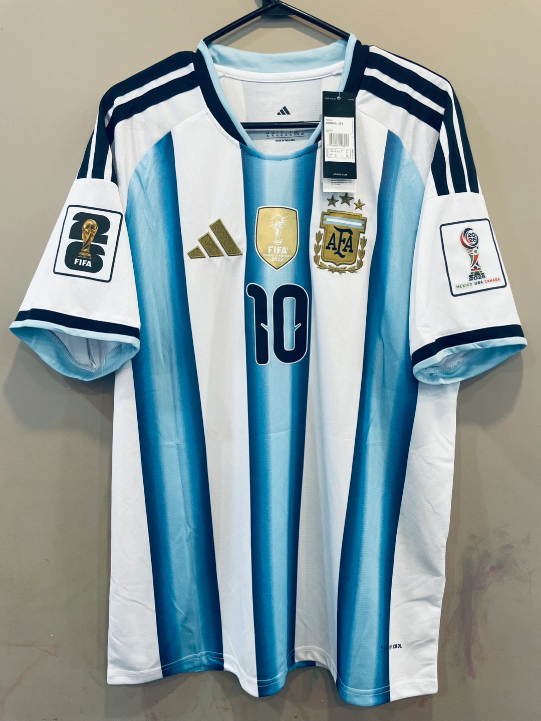 Argentina Messi 10 FIFA World Cup 2026 Jersey