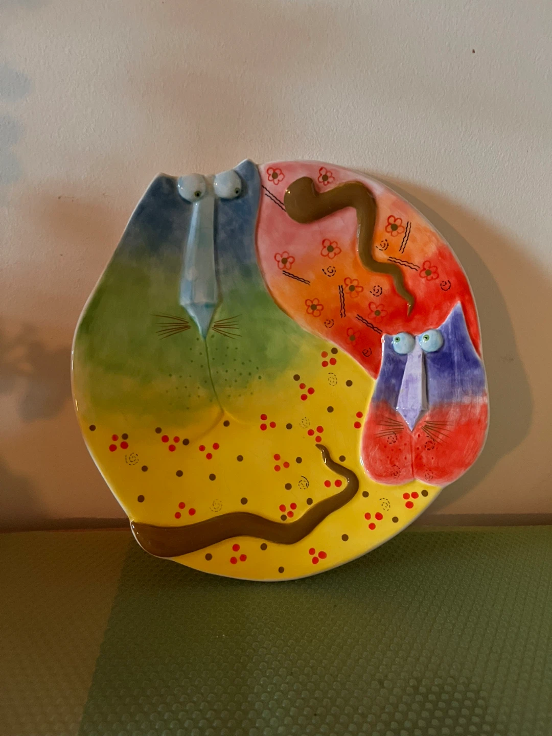 NEW Hand made ceramic set - sugar, creamer, plate - photo 4