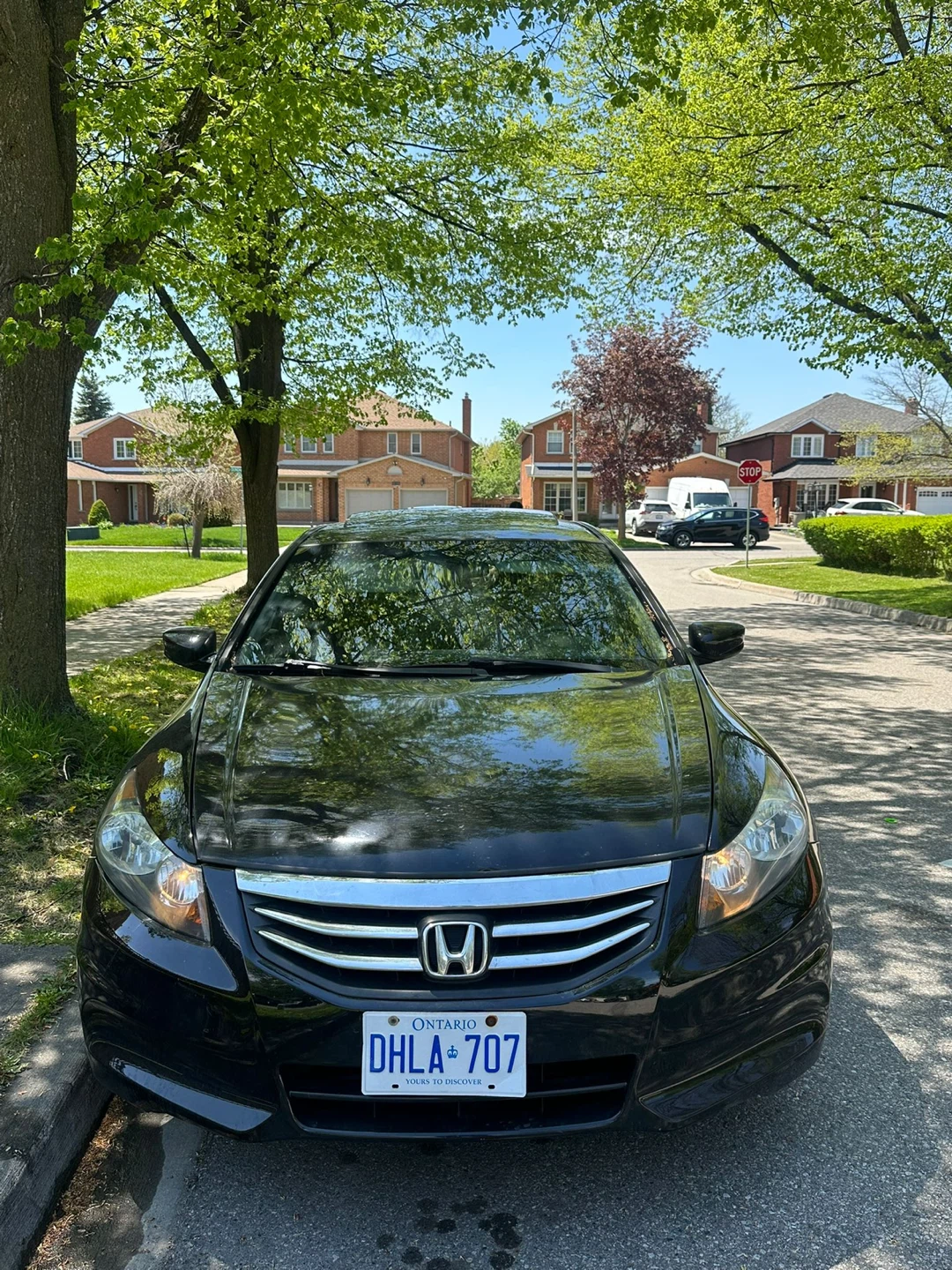 Black Honda Accord Sedan