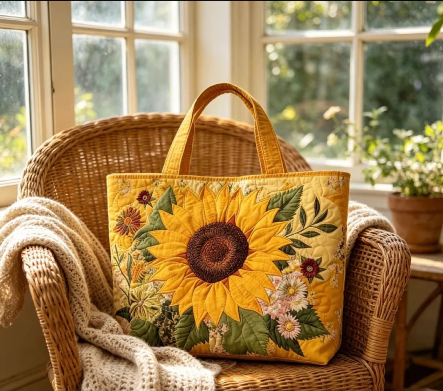 Sunflower Tote Bag - photo 2