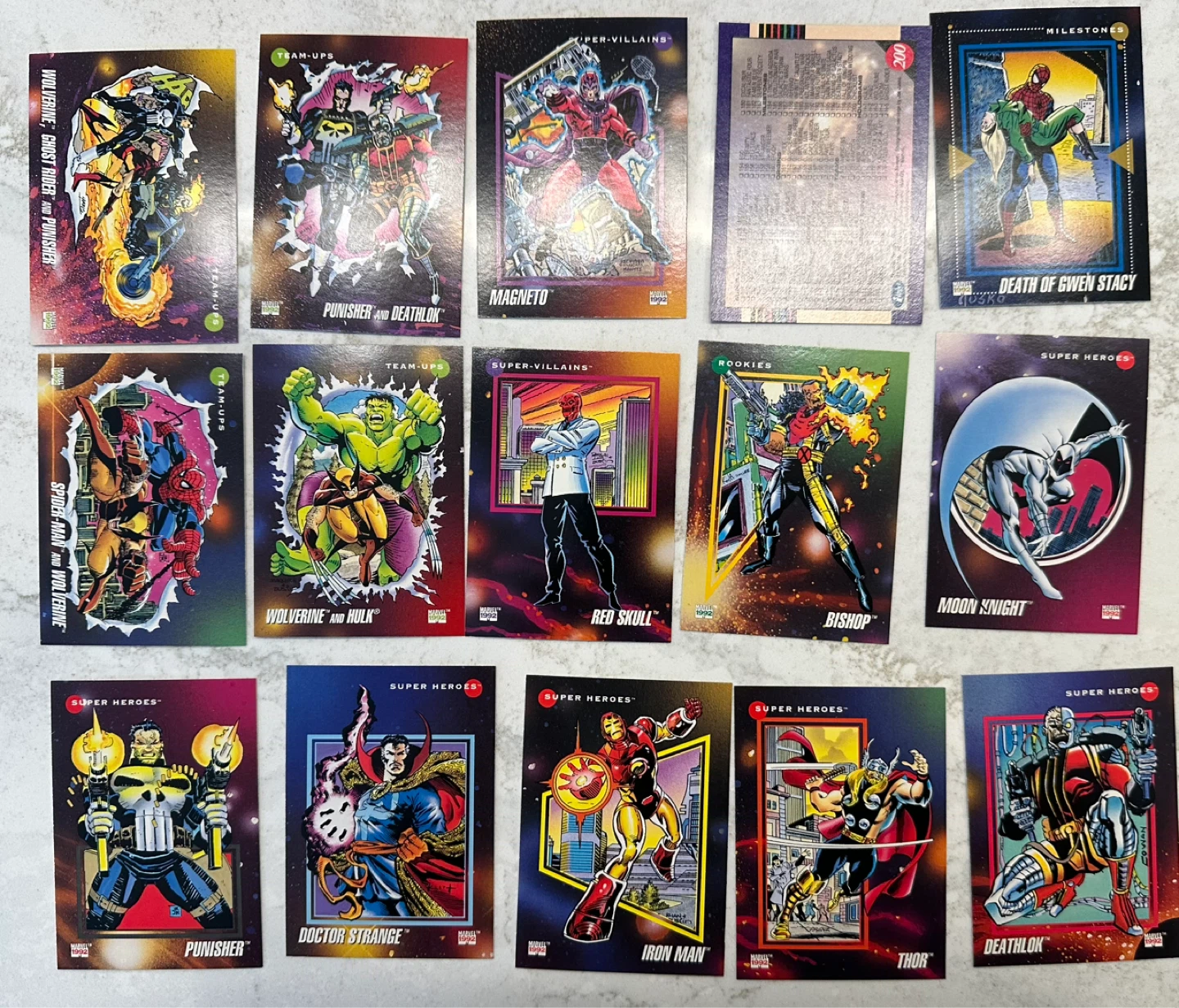1992 Marvel Universe Series 3 Trading Card Set - photo 2