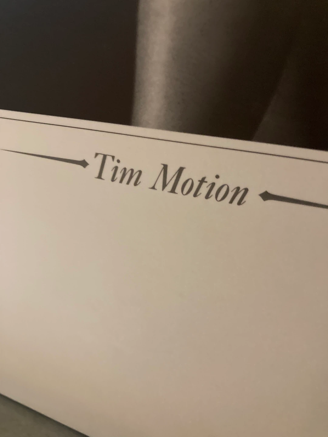 Tim Motion Art Print - photo 2