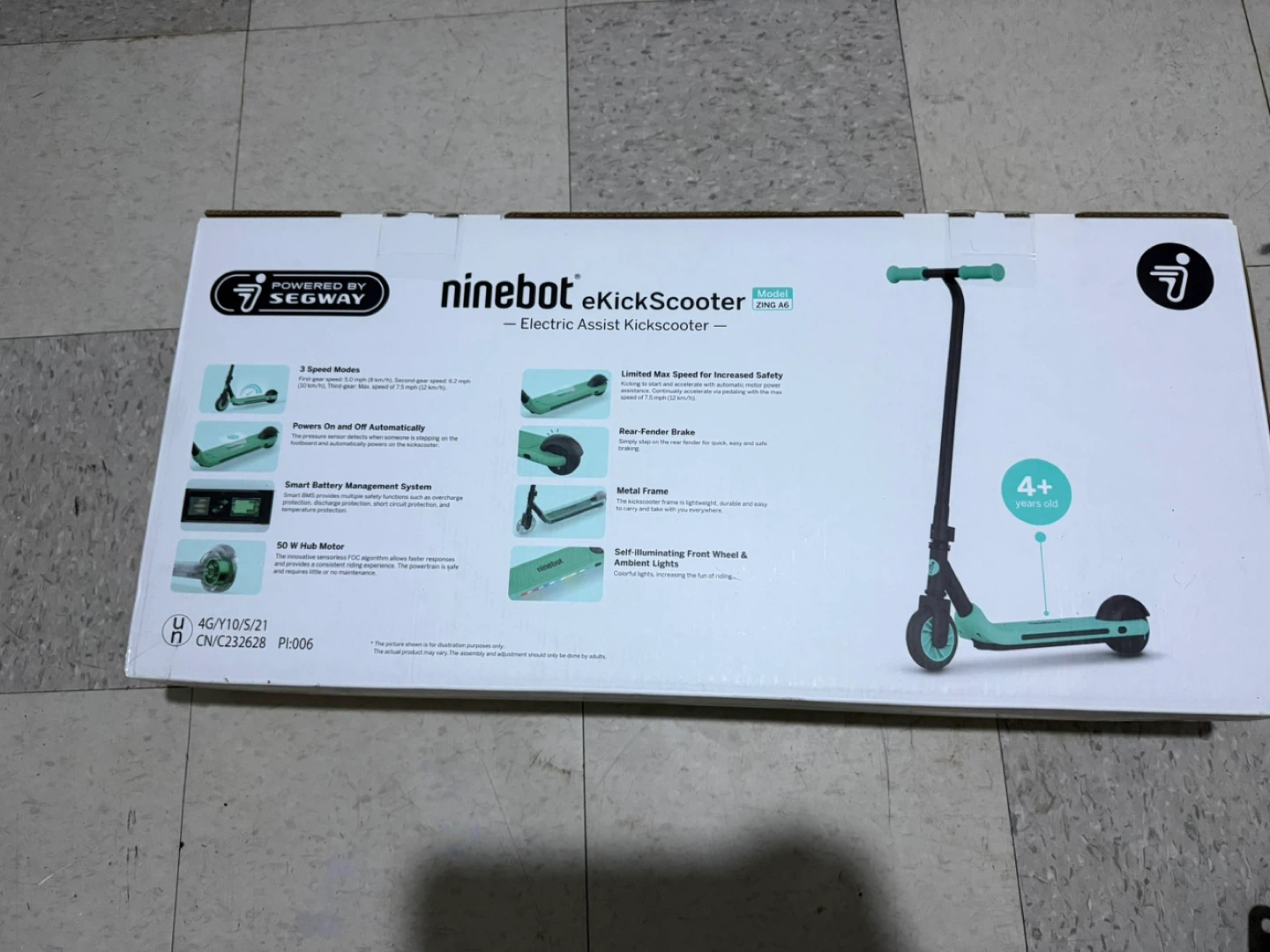 Ninebot eKickScooter Electric Assist Kickscooter - photo 3