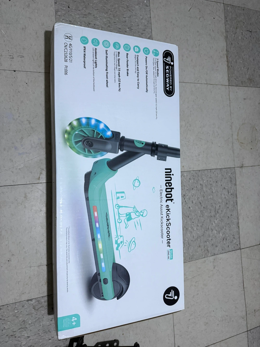Ninebot eKickScooter Electric Assist Kickscooter
