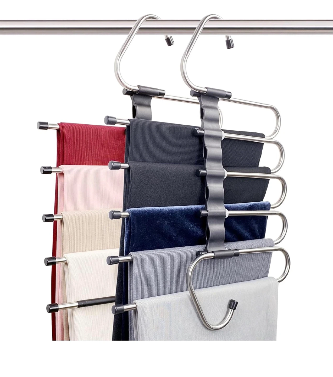 Set of 2 Space Saving Pants Hangers - photo 3