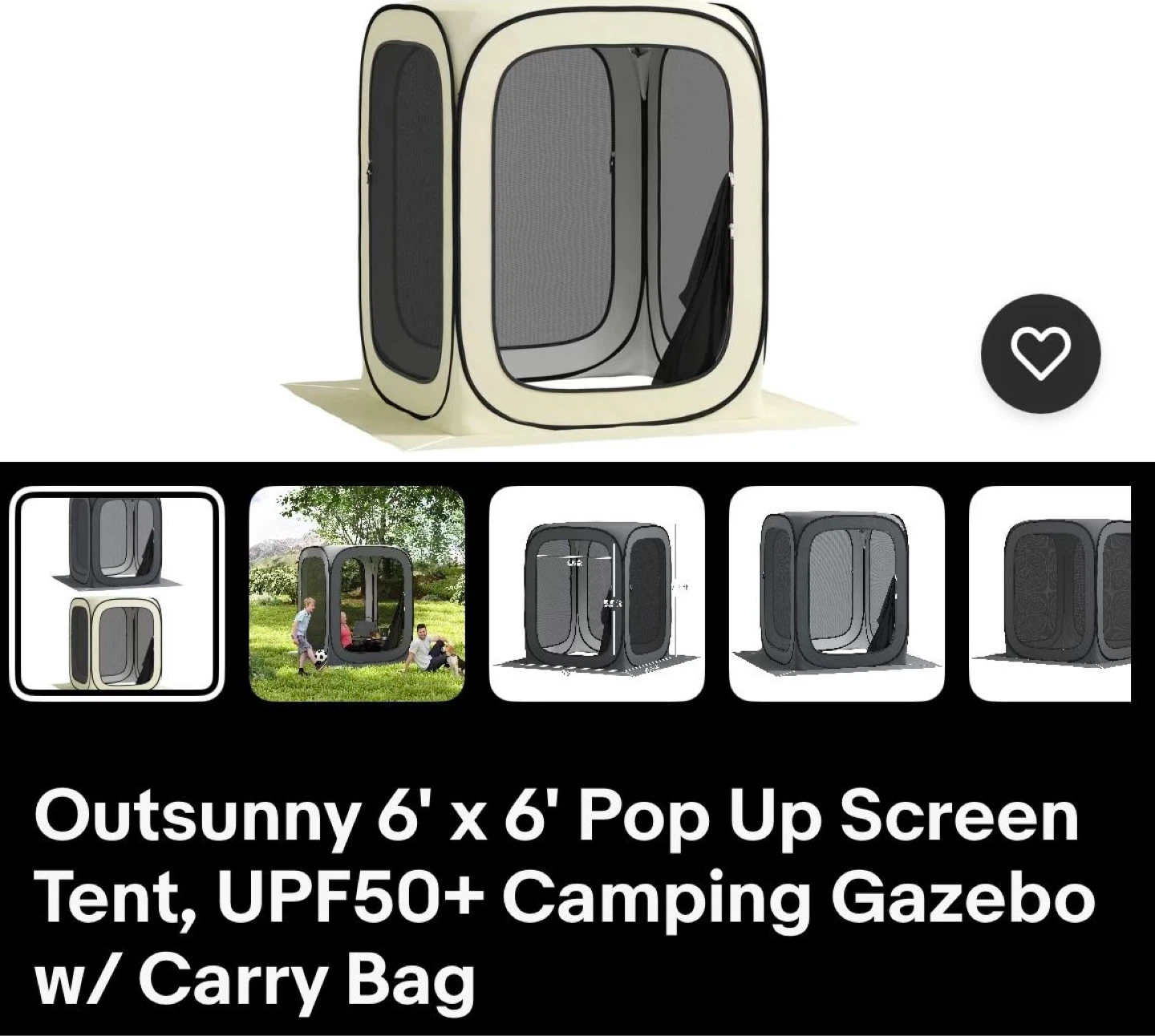 Pop up screen tent - photo 3