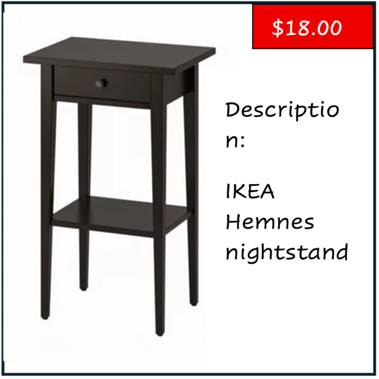 IKEA Hemnes Nightstand