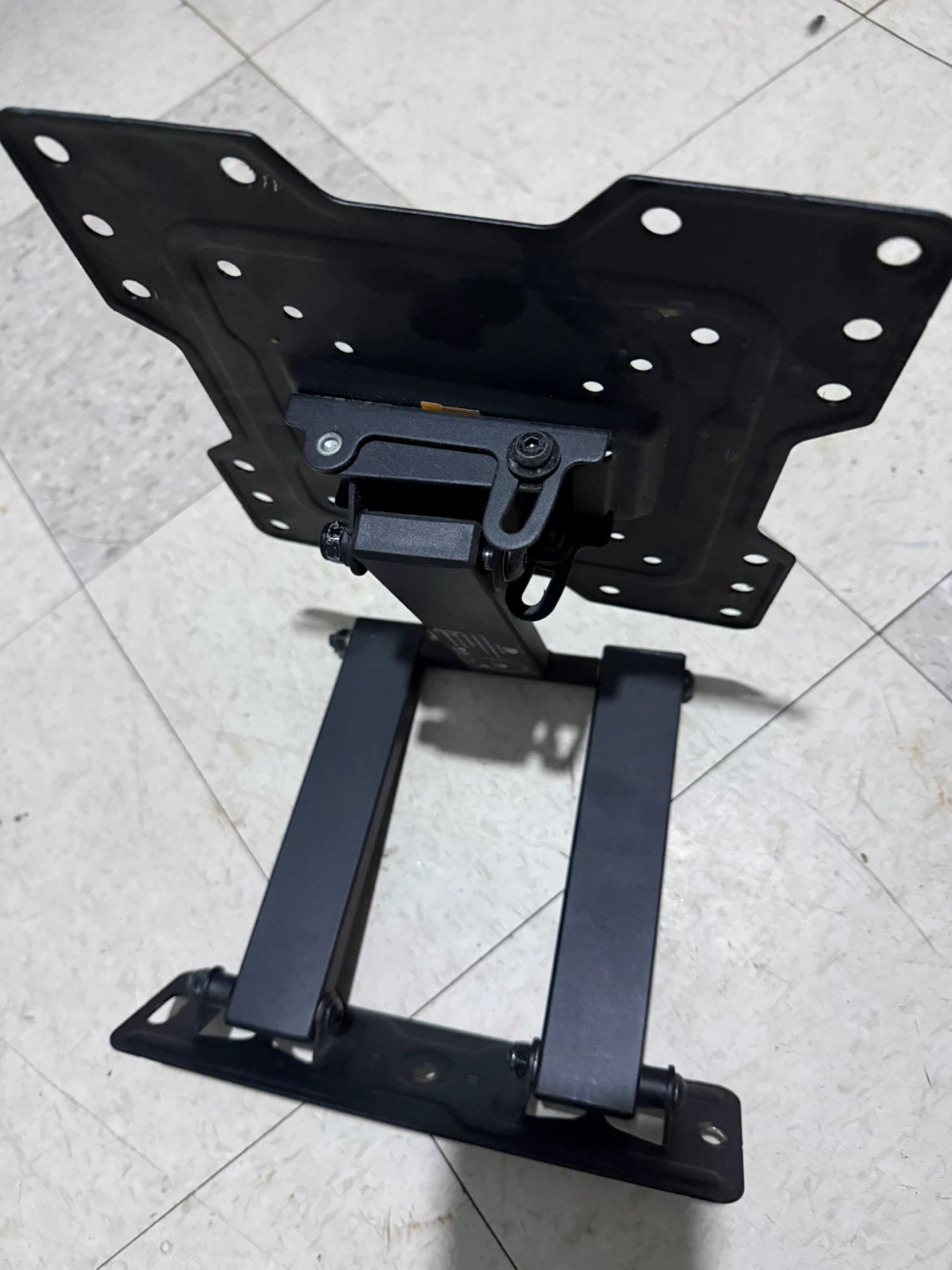 Black Metal Swivel TV Wall Mount - photo 4