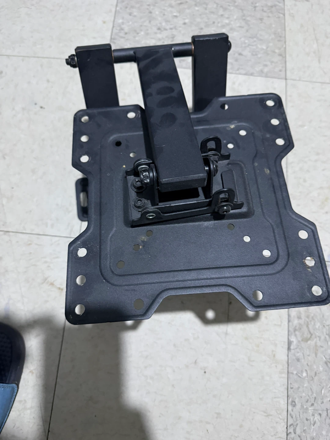 Black Metal Swivel TV Wall Mount - photo 3