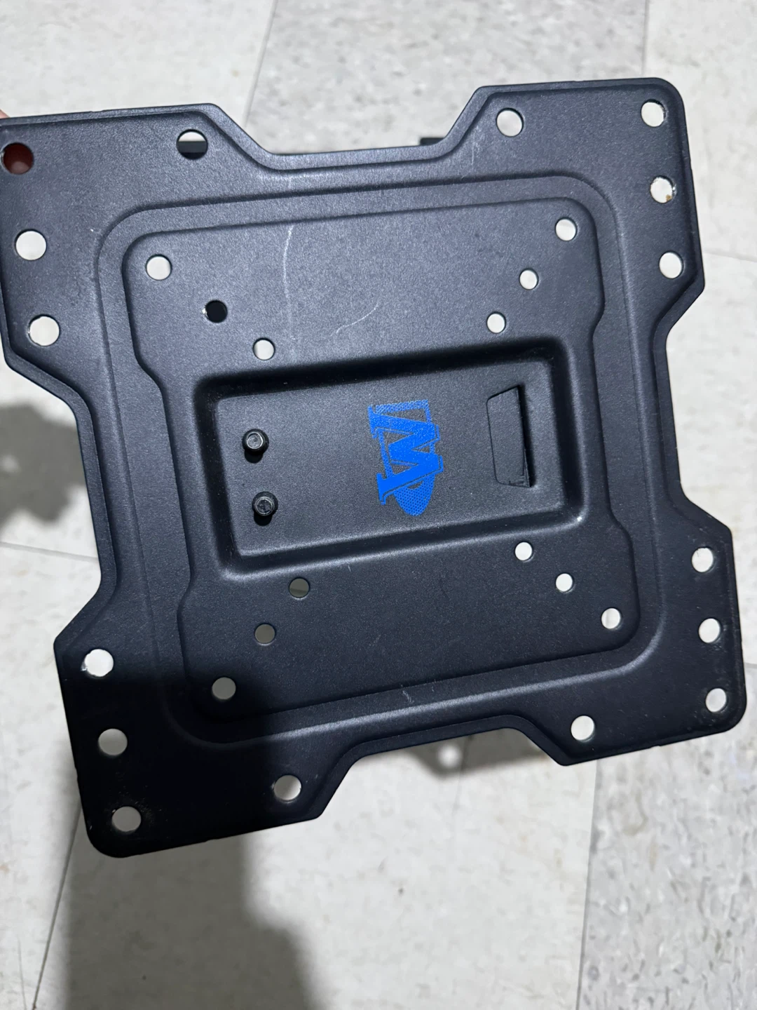 Black Metal Swivel TV Wall Mount