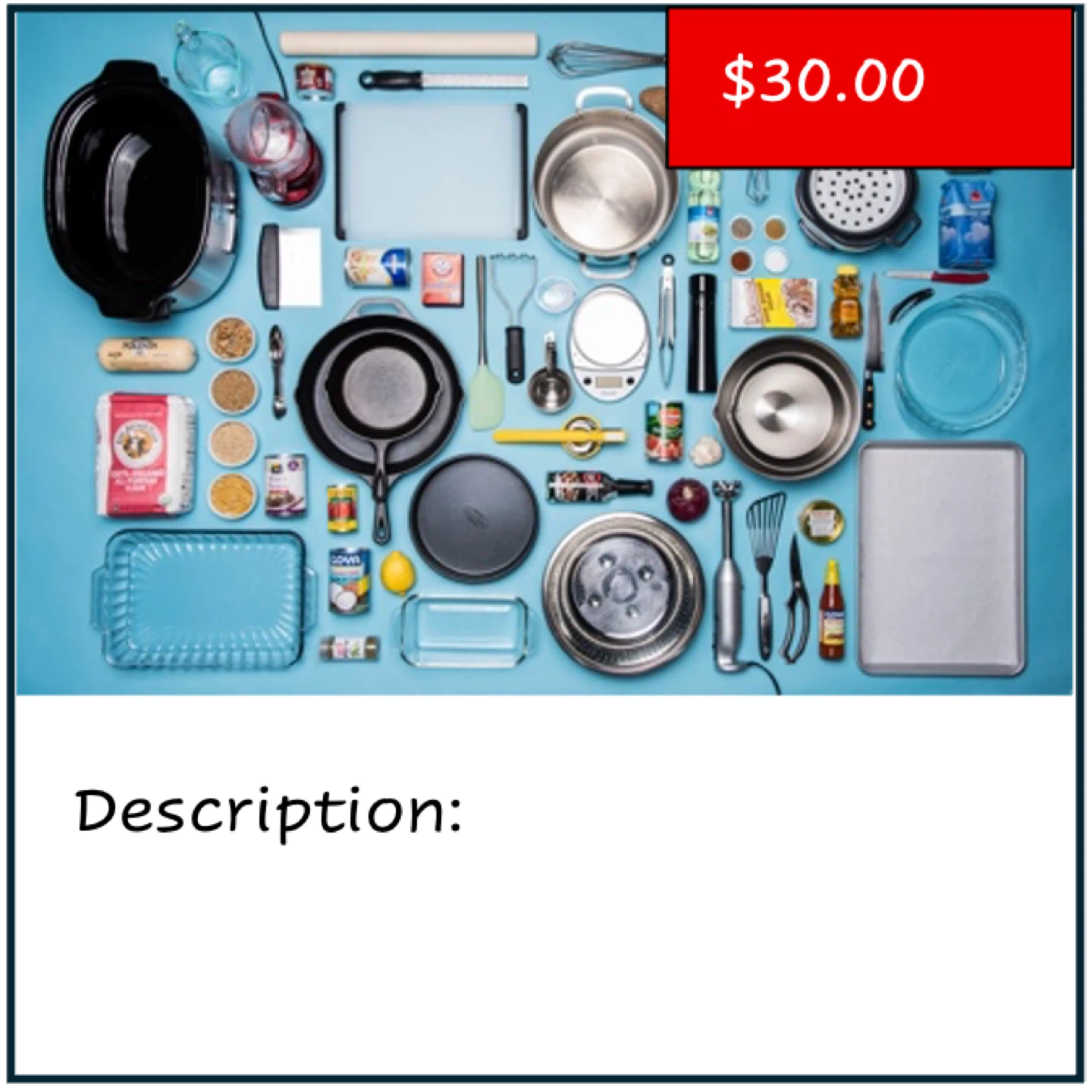 Kitchenware and Baking Supplies Bundle