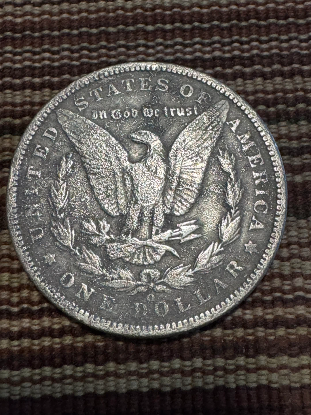 1890 Morgan Silver Dollar Coin - photo 2