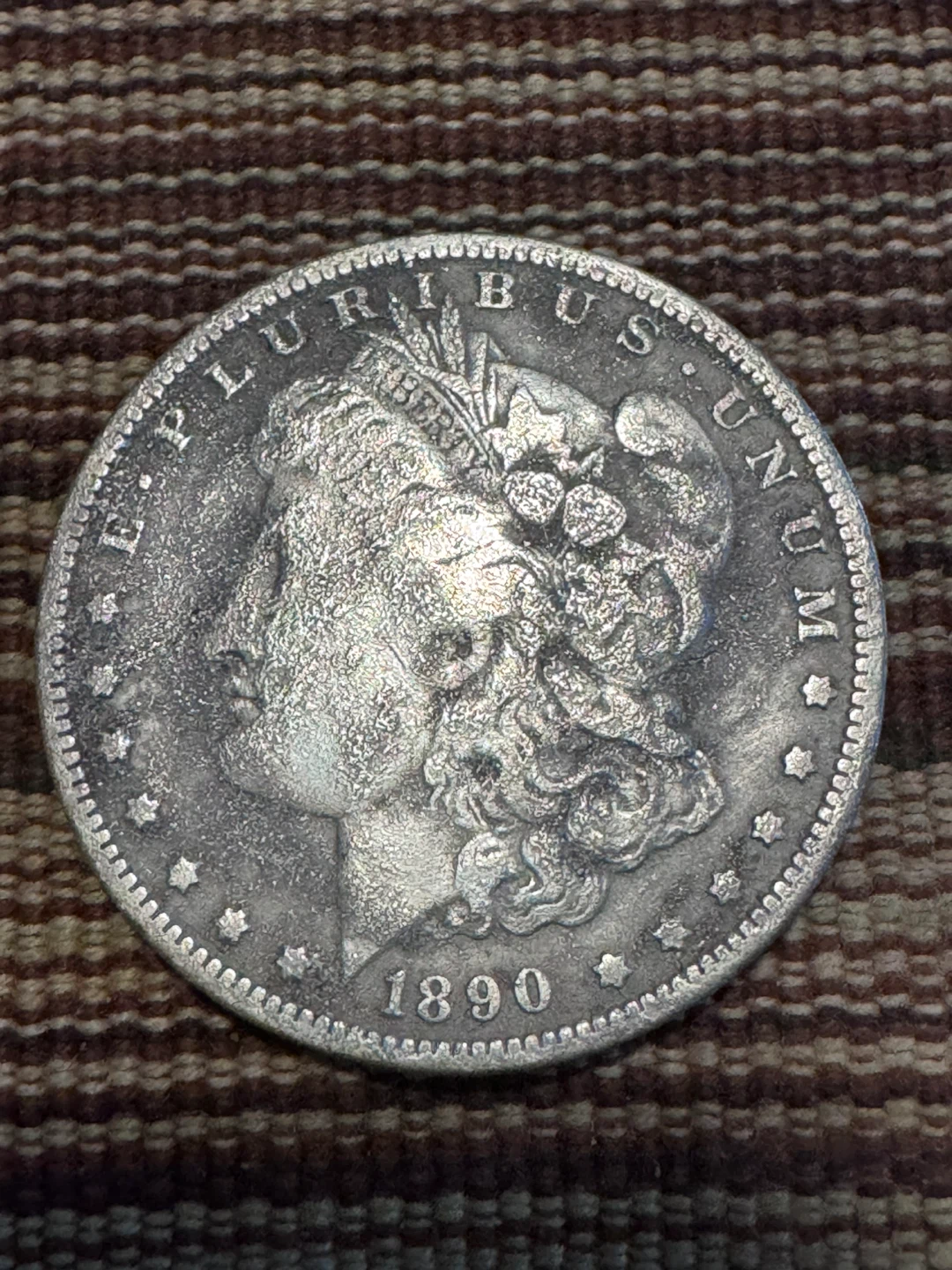 1890 Morgan Silver Dollar Coin